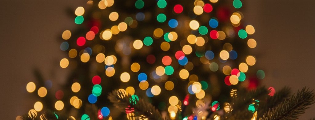 bokeh christmas lights Youngstown